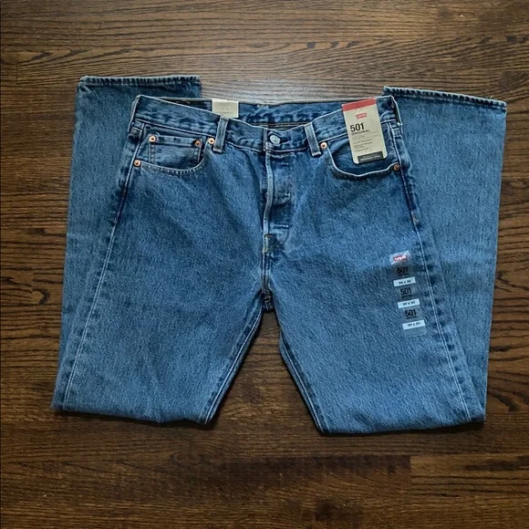 NWT Men’s 501 Original Jeans Size 30/30 - Picture 4 of 8